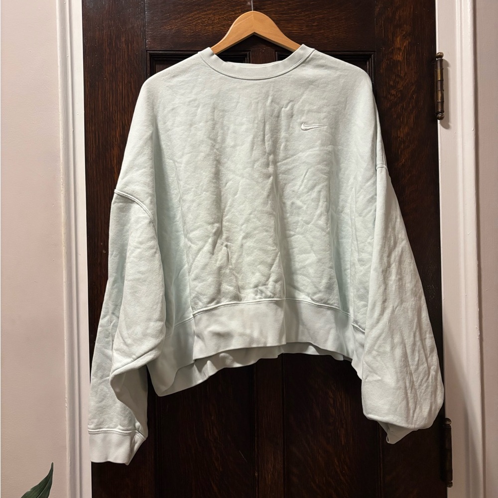 Nike Classic Pastel Mint Oversized Crewneck